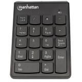 Manhattan Tastierino numerico wireless (2.4GHz) USB-A ricevitore micro 18 tasti a dimensione intera interruttori a membrana gest