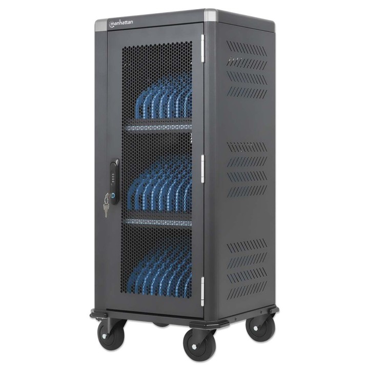 Manhattan iPad fino a 13 MacBook Air fino a 13 e Chromebook 14 30 scomparti carrello/tavolo di ricarica tramite USB-C (30W) anch