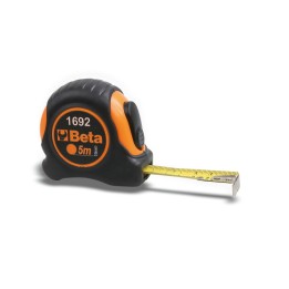 Beta 1692/8 Flessometri cassa bimateriale in ABS antiurto nastro in acciaio classe di precisione II 016920058
