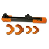 Beta 1555/QS Pressore per molle ammortizzatori Mac Pherson ed equivalenti con quattro staffe e protezioni corpo 015550005