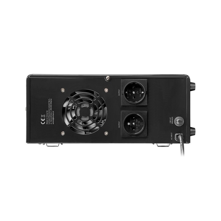 Rebel POWER-1000 alimentatore di emergenza a parete – inverter a onda sinusoidale pura con funzione di ricarica 12V 230V 1000VA/