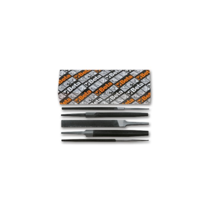 Beta 1718A10/S5 Serie di 5 lime a taglio mezzodolce (art. 1718A10) 017180050
