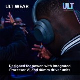 Sony ULT WEAR - Cuffie Wireless Bluetooth con ULT POWER SOUND Bassi Profondi Ultimi Cancellazione Rumore Qualità Chiamate Crista