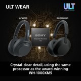 Sony ULT WEAR - Cuffie Wireless Bluetooth con ULT POWER SOUND Bassi Profondi Ultimi Cancellazione Rumore Qualità Chiamate Crista