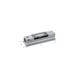 Beta 1699L Livella lineare di precisione in ghisa con base prismatica rettificata a 2 fiale infrangibili in astuccio di legno 01