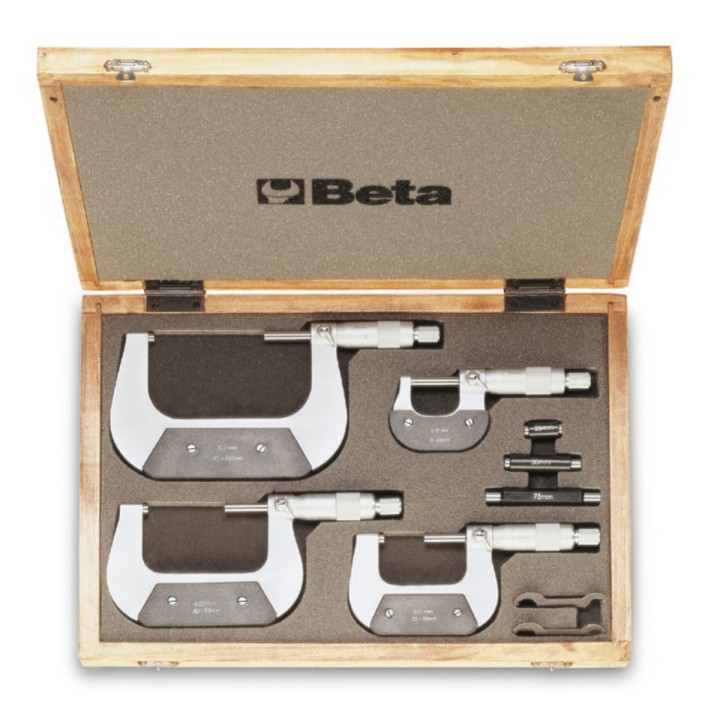 Beta 1658/C4 Assortimento di 4 micrometri 1658 016580001