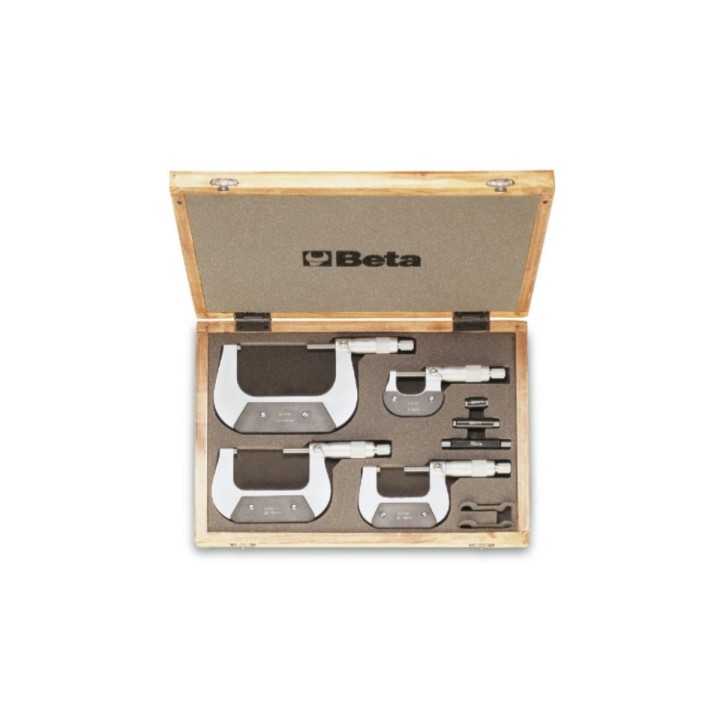 Beta 1658/C4 Assortimento di 4 micrometri 1658 016580001