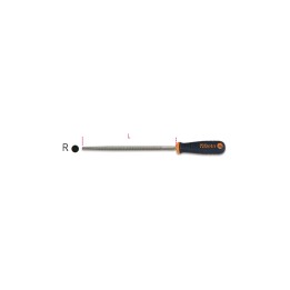 Beta 1719BM/RR Raspa tonda con impugnatura bimateriale antiscivolo 017190351