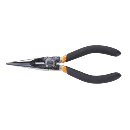 Beta 1166G 160 Pinze a becchi mezzotondi lunghissimi diritti zigrinati manici ricoperti con 2 strati di PVC antiscivolo finitura