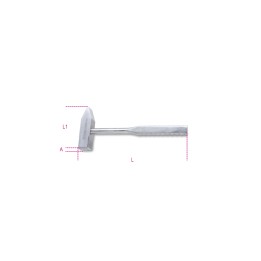 Beta 1370INOX 500 Martello tipo tedesco per meccanici in acciaio inossidabile 013700375