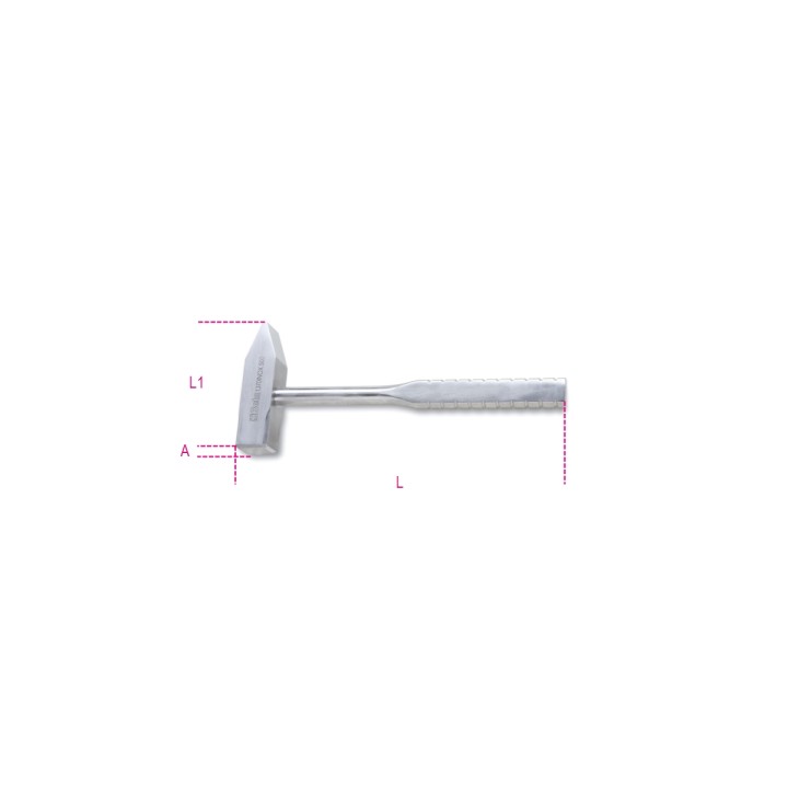 Beta 1370INOX 500 Martello tipo tedesco per meccanici in acciaio inossidabile 013700375