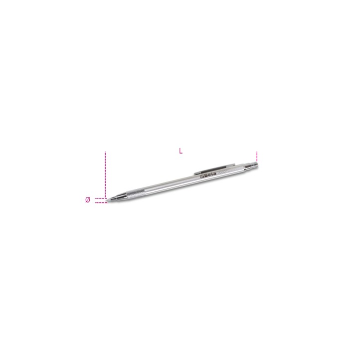 Beta 1688PC Punta per tracciare a penna in acciaio temprato cromato 016880300