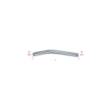 Beta 1750RC Tubo rigido piegato 017500050