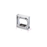 Beta 1699Q 150 Livella quadre di precisione in ghisa con 2 basi prismatiche rettificata a 2 fiale infrangibili in astuccio di le