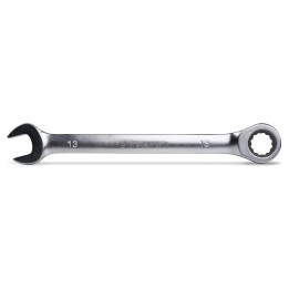 Beta 141 9 Chiavi combinate diritte a forchetta e poligonale a cricchetto cromate 001410009