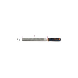 Beta 1719BM/RL Raspa/lima piatta con impugnatura bimateriale antiscivolo 017190360