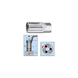 Beta 1433 14 Estrattori a rulli per viti prigioniere con attacco quadro femmina 1/2" 014330014