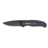 Beta 1778SCL Coltello a serramanico con finitura soft carbon look lama in acciaio temprato • in astuccio 017780089