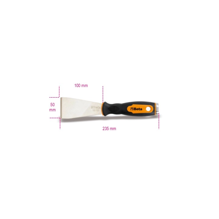 Beta 1479RB/3 Raschietto a battere tipo piatto 014790310