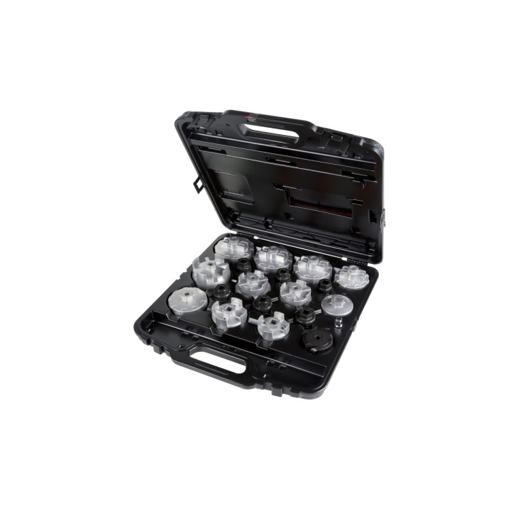 Beta 1493/C19 Serie di 18 chiavi a bussola per filtri olio Particolarmente indicate per auto asiatiche 014930019