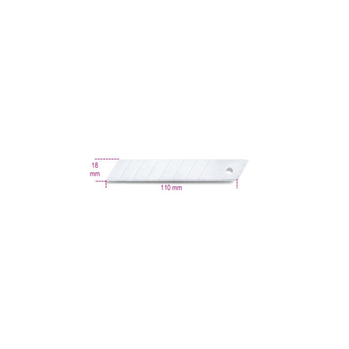 Beta 1771RL 10 lame a settori 18 mm per cutter 1771, 1771BM e 1771F 017710010