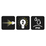 Beta 1833 M Torcia LED ad alta luminosità in robusto alluminio anodizzato, fino a 700 Lumen 018330003