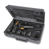 Beta 1927XM/K5 Assortimento di un avvitatore reversibile compatto e cinque bussole Macchina, in valigetta di plastica 019270129