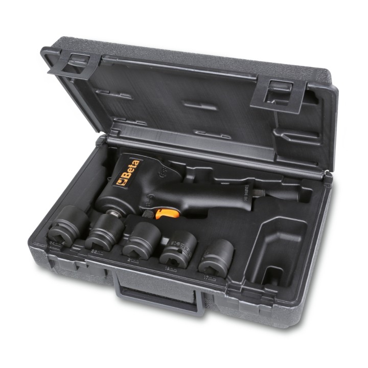 Beta 1927XM/K5 Assortimento di un avvitatore reversibile compatto e cinque bussole Macchina, in valigetta di plastica 019270129