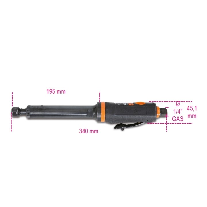 Beta 1933IL Smerigliatrice assiale con albero prolungato 019330010