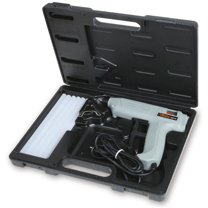Beta 1851VK Pistola per colla a caldo con 12 stick di colla termofusibile in valigetta 018510058