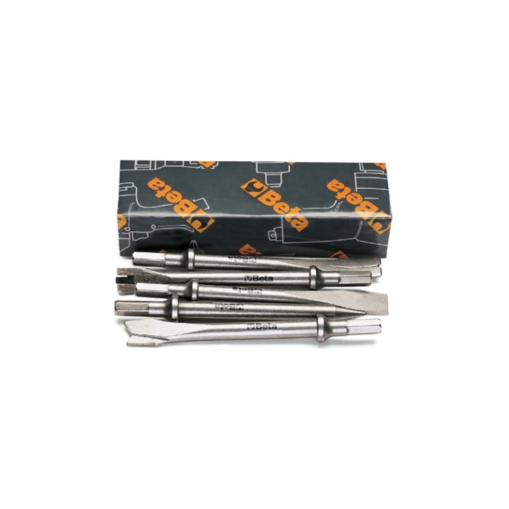 Beta 1940/S5 Serie di 5 scalpelli per martelli scalpellatori 1940 019400030