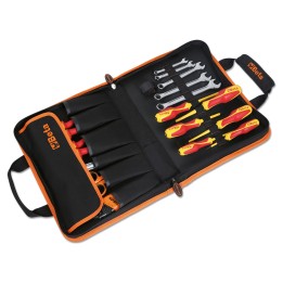 Beta 2001/BZ24 MQ Valigetta pieghevole con assortimento di 24 utensili per elettricisti 020010154
