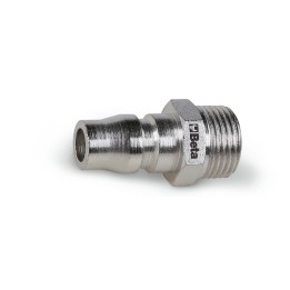 Beta 1916JM 3/8 Innesti rapidi profilo asiatico filettati maschio, GAS conici BSPT 019160410