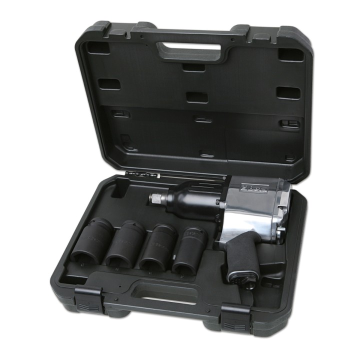Beta 1928K4 Assortimento di un avvitatore reversibile e quattro bussole Macchina serie lunga 019280104