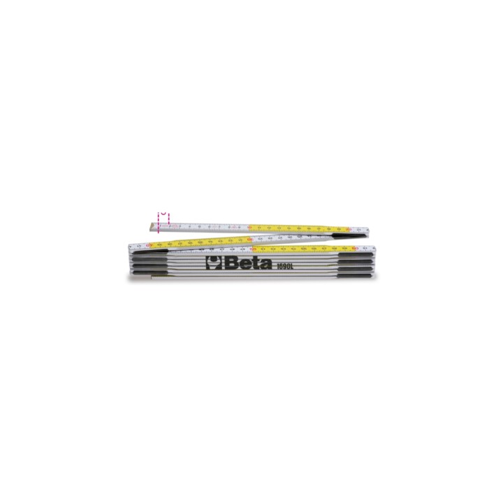 Beta 1690L/2 Metro pieghevole in legno di betulla 016900200