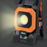 Beta 1838CLAMP Faretto a pinza ricaricabile, 4 intensità luminose, orientabile, ricarica USB. 018380310