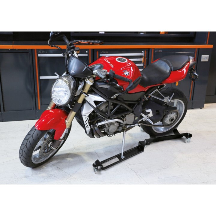 Beta 3054 Base mobile per cavalletto centrale o per ruota posteriore moto con estensione per cavalletto laterale 030540000