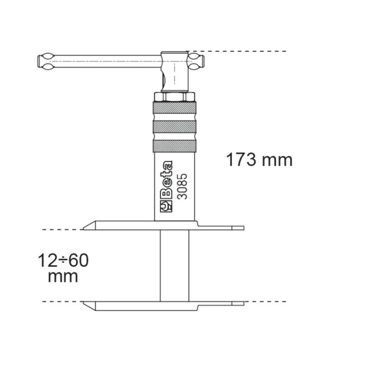 Beta 3085 Utensile per separazione pistoncini freno 030850010