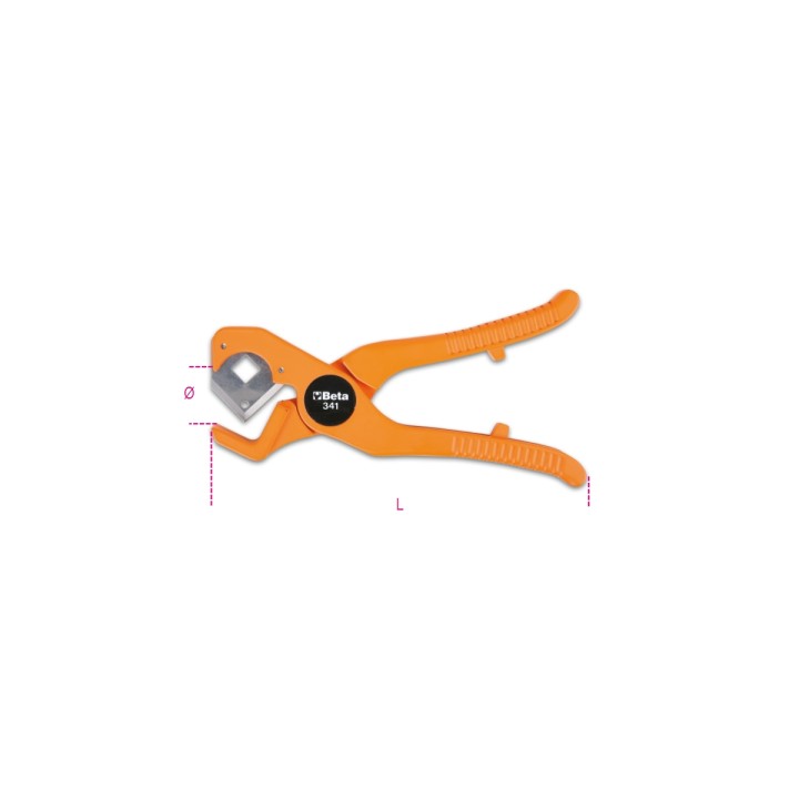 Beta 341 Pinza tagliatubi per tubi in materiale plastico 003410001