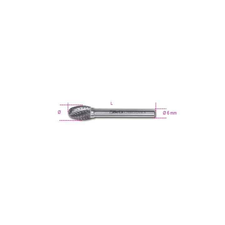 Beta 426MD/OV9,5 Lime rotative in metallo duro taglio incrociato HM4 004260541