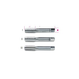 Beta 431 18 Serie di 3 maschi a mano sgrossatore, intermedio, finitore passo grosso in acciaio HSS 004310018