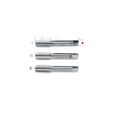 Beta 431 4 Serie di 3 maschi a mano sgrossatore, intermedio, finitore passo grosso in acciaio HSS 004310004
