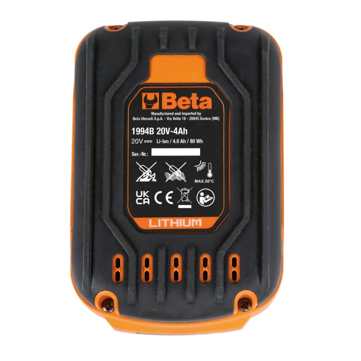 Beta 1994B 20V-4AH Batteria 20V-4Ah 019940044