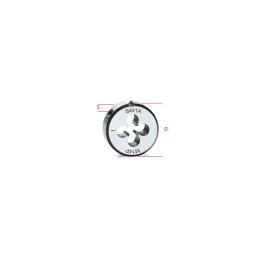 Beta 441A 11X1,25 Filiere tonde filettatura metrica passo fine in acciaio al cromo 004410105