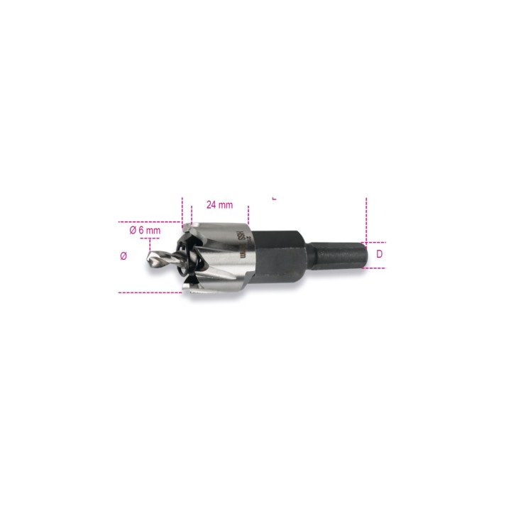 Beta 451 38 Frese a tazza in acciaio HSS interamente rettificate 004510038