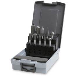 Beta 426MD/SP10 Serie di 10 lime rotative in metallo duro per acciaio e acciaio inox 004260510