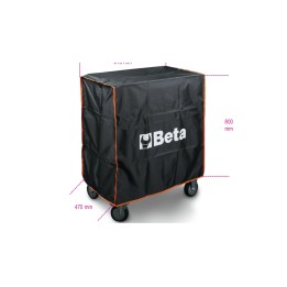 Beta 2400-COVER RSC24 Protezione in nylon per cassettiera mobile RSC24/RSC24A - C39 024000910