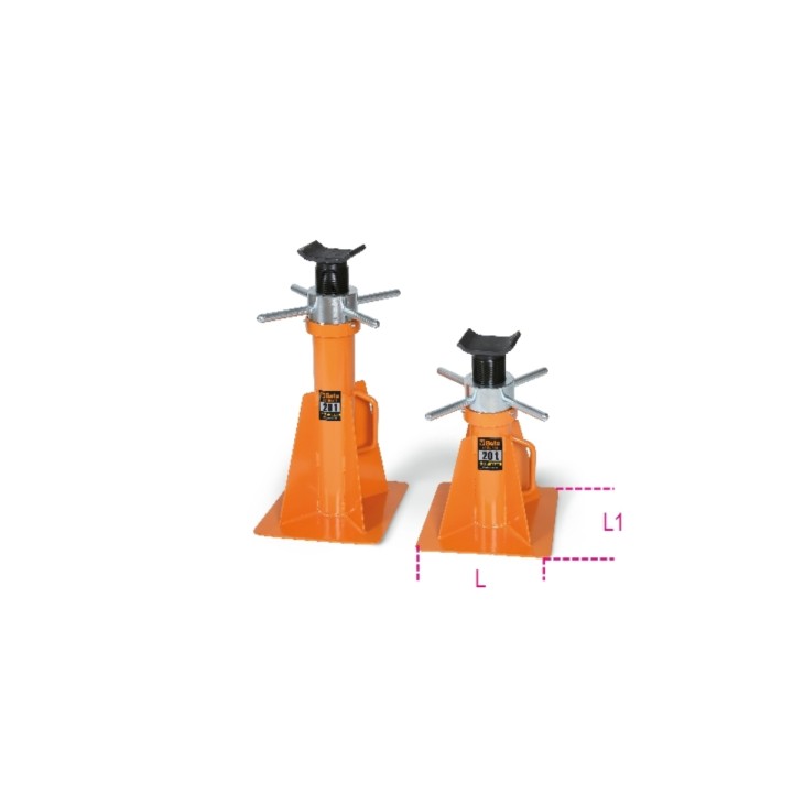 Beta 3010V600-T20 Cavalletti serie pesante con regolazione a vite 030100200