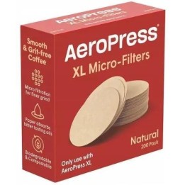 Aeropress filtri caffè di carta naturale XL 200 pezzi