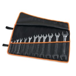 Beta 55/B12N Serie di 12 chiavi a forchetta doppie (art. 55) in busta avvolgibile di poliestere resistente 000550164